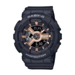 Casio BA-110XRG-1ADR ساعت مچی مردانه با قاب رزین مشکی و صفحه دودی - تصویر شاخص
