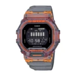 Casio GBD-200SM-1A5DR ساعت مچی مردانه – تصویر شاخص با قاب رزین قهوه‌ای و صفحه مشکی