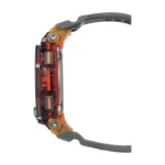 Casio GBD-200SM-1A5DR تصویر 2 با قاب رزین قهوه‌ای و شیشه معدنی؛ بند خاکستری
