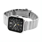 Casio MTP-M305D-1A2VDF تصویر 01 — ساعت مردانه کلاسیک با قاب استیل نقره‌ای و صفحه مشکی