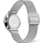 Daniel Wellington DW00100825 تصویر 2 کریستالی استیل نقره‌ای با صفحه آبی