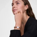 DW00100835 دنیل ولینگتون با صفحه سفید و بند استیل رزگلد – تصویر گالری 4