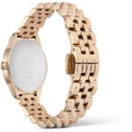 DW00100806 Ophelia Mini بند استیل رزگلد با صفحه سبز و شیشه معدنی
