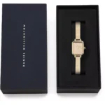 Daniel Wellington DW00100801 Quadro Mini Reflection 5: صفحه طلایی، شیشه معدنی