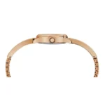 Timex TW2R98400 تصویر 2 بند استیل رزگلد، قاب گرد