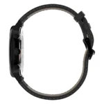Timex TW2U39200 Image 2 - صفحه مشکی با بند چرمی مشکی و موتور کوارتز