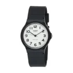 Casio MQ-24-7B2LDF Unisex Sports Watch main image with black resin case and white dial