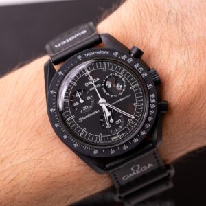 ساعت مچی اسپرت مردانه و زنانه امگا سواچ مدل MOONPHASE