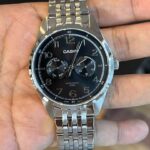 Casio MTP-E340D-1AVDF تصویر با صفحه دودی و قاب استیل