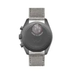 ساعت امگا سواچ Mercury MERCURY 1 بند برزنتی خاکستری و قاب بیوسرامیک - MERCURY