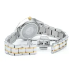 Roamer 601857478920 ساعت مچی زنانه با قاب طلایی استیل و صفحه سفید - گالری تصویر 1