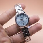 Casio LTP-V005D-2BUDF زنانه با قاب استیل و صفحه آبی؛ تصویر اولیه برند Casio