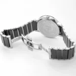 Roamer-997833418520 با صفحه مشکی، قاب استیل نقره‌ای و بند استیل – تصویر گالری 2