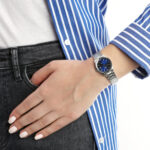 ساعت مچی کاسیو LTP-1183A-2ADF با قاب استیل نقره‌ای، بند فلزی و صفحه سورمه‌ای — تصویر 3