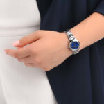 ساعت مچی کاسیو LTP-1183A-2ADF با قاب استیل نقره‌ای، بند فلزی و صفحه سورمه‌ای — تصویر 4