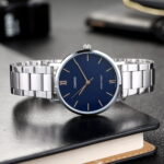 Casio LTP-VT01D-2BUDF با صفحه سرمه‌ای و شیشه معدنی - گالری 02