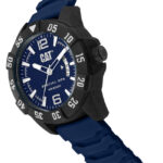 تصویر دوم از ساعت مچی اسپرت مردانه کاترپیلار مدل K4.121.26.632 با بند رزین سورمه‌ای و صفحه سورمه‌ای