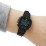 کاسیو LA-20WH-1B ساعت مچی زنانه اسپرت با صفحه مشکی و بند رزین مشکی - تصویر 2