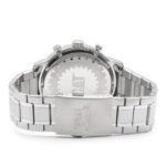 AK.149.11.227 کاترپیلار ساعت با استایل اسپرت؛ قاب استیل ضد حساسیت و بند نقره‌ای، صفحه رنگی