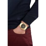 ساعت فراگامو SFSFMR00824 SFMR008243 صفحه مشکی با شیشه کریستال ضد خش