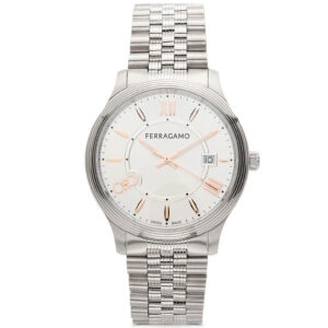 فراگامو SFSFTB00124 تصویر اصلی با بدنه استیل و صفحه سفید