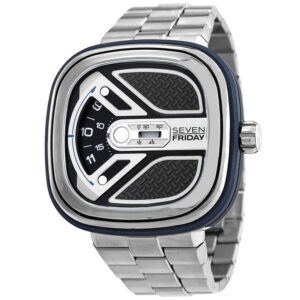 سون فرایدی SF-MIB/01M 01M2 — تصویر شاخص با قاب سرمه‌ای استیل و موتور اتوماتیک