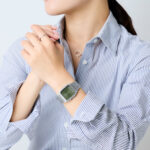 Casio AQ-230A-3AMQYDF گالری تصویر 3 با صفحه سبز و بدنه استیل