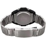 Casio MWD-100HD-1AVDF تصویر3 بدنه استیل با شیشه طلق و صفحه مشکی-طوسی