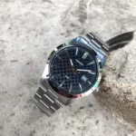 Casio MTP-VD03D-2A2UDF گالری تصویر 3 قاب استیل و صفحه سرمه‌ای