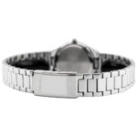 Casio LTP-1170A-7ARDF با صفحه سفید و بند استیل نقرهای، قاب استیل