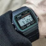 Casio F-91W-3DG تصویر 4 رزین قاب گرد