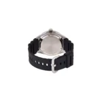 Casio MDV-10-1A2VDF MDV106B گالری با قاب استیل سرمه‌ای و بند سیلیکون مشکی