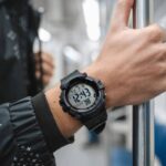 Casio AE-1500WH-1A گالری تصویر 60: قاب رزین مشکی بند رزین سیلیکون صفحه خاکستری