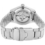 ساعت مچی سیکو SRPG27K1S-1 با بدنه استیل نقرهای، صفحه مشکی و شیشه هاردلکس