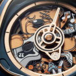 سون فرایدی SF-T2/08 گالری 4 بند سیلیکون آبی نفتی مربع با شیشه مینرال