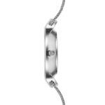 نمای جانبی ساعت اباکو V241LXCWMC بدنه استیل و شکل گرد