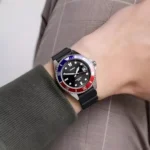 Casio MDV-10-1A2VDF MDV-10-1A2VDF2 گالری دوم با قاب سرمه‌ای و بند سیلیکون