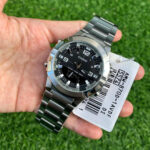 کاسیو AMW-870D-1AVDF گالری 5: بند استیل سیلور و قفل ساده