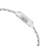 کاسیو LTP-1169D-1ARDF قاب نقره‌ای مستطع و شیشه معدنی با صفحه مشکی - تصویر 3