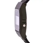 کاسیو F-91WM-3A قاب رزین مربعی و صفحه خاکستری-مشکی با موتور کوارتز