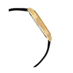 Casio MTP-E735GL-1AVDF بدنه استیل ضد زنگ، بند چرمی مشکی و صفحه مشکی