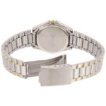 کاسیو LTP-1183G-7A2 قاب طلایی با صفحه نقرهای و بند استیل