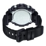 کاسیو AEQ-120W-9AVDF تصویر 4 بند سیلیکون مشکی با قاب پلاستیک