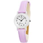 Casio LQ-139L-6BDF بنفش چرمی با قاب سفید - تصویر 2