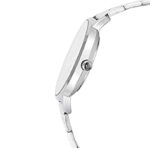 Casio LTP-VT01D-2B2UDF گالری تصویر 2 با قاب استیل نقرهای و شیشه کریستال