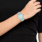 کاسیو LRW-200HS-2EVDF تصویر 3 بند سیلیکون آبی و صفحه آبی