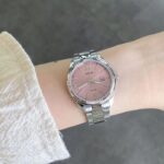 تصویر نهایی ساعت مچی زنانه کاسیو LTP-1302DD-4A1VDF با بند استیل و قاب برنجی روکش استیل، رنگ صفحه صورتی