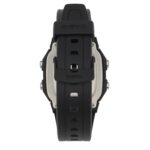 کاسیو W-800H-1BVDF3 ساعت مچی مردانه با بند سیلیکون مشکی و صفحه مشکی؛ استایل اسپرت