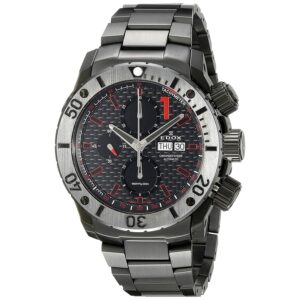 ادوکس 0111537NNRO ساعت مچی مردانه اسپرت با حرکت اتوماتیک، قاب استیل ضد زنگ و صفحه مشکی
