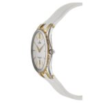 ادوکس26024357JBID-1 قاب طلایی استیل با بند سفید و شیشه ضدخش